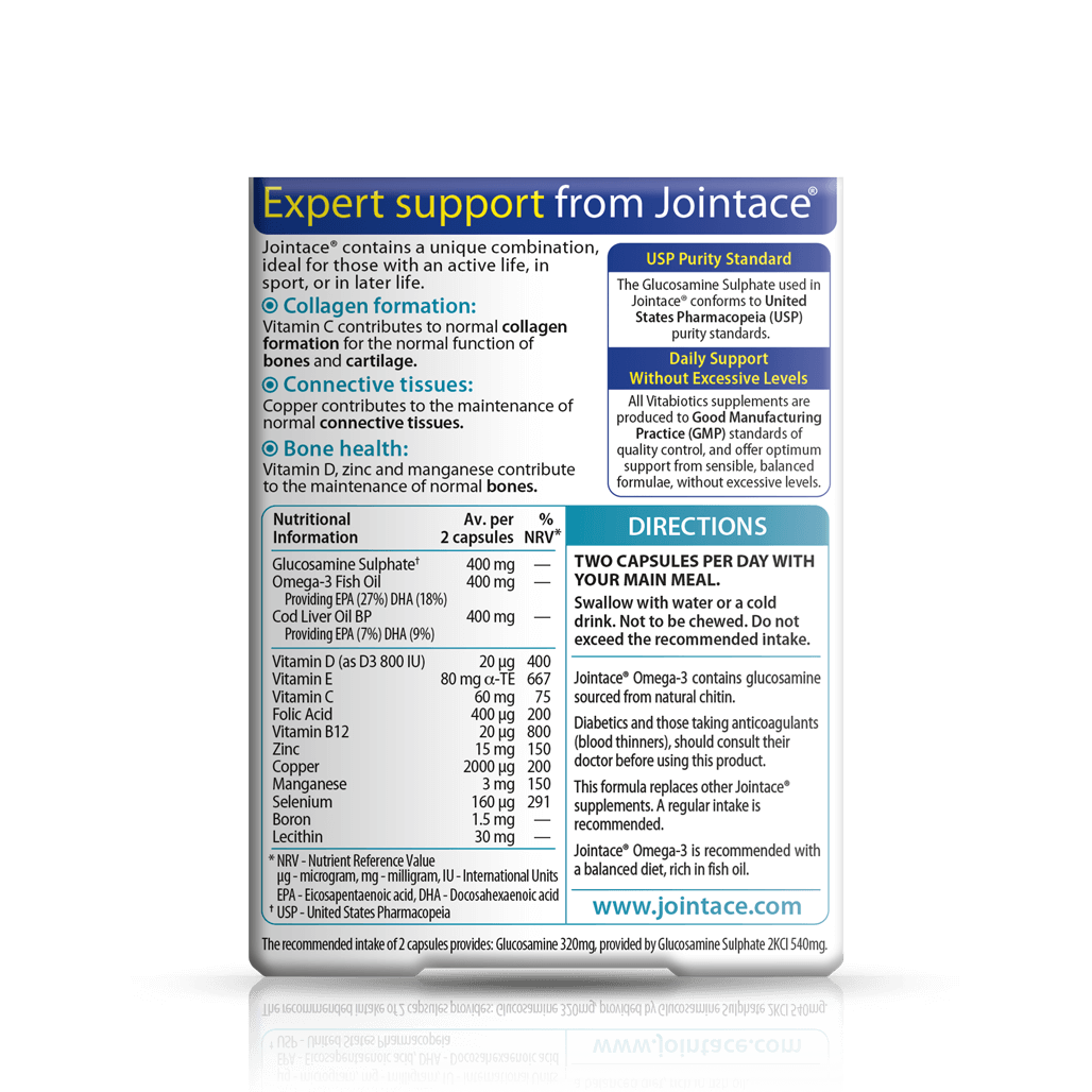 Jointace® Omega3 Cartilage & Bone Health Vitabiotics