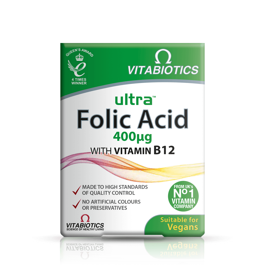 Ultra Folic Acid Folic Acid Tablets Vitabiotics