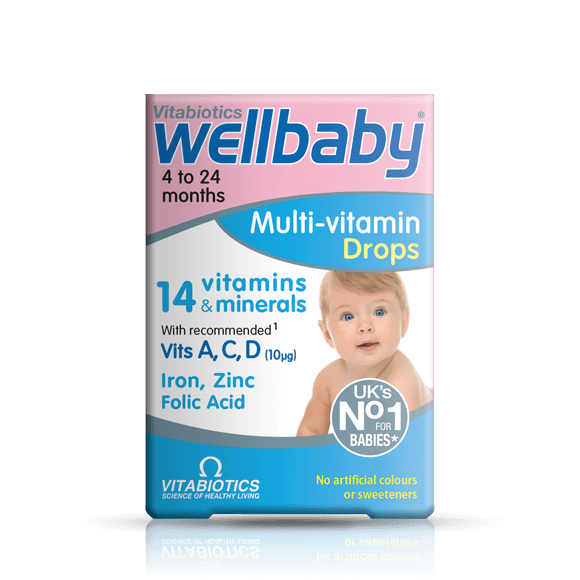 Wellbaby Multi Vitamin Drops By Vitabiotics Baby Vitamins