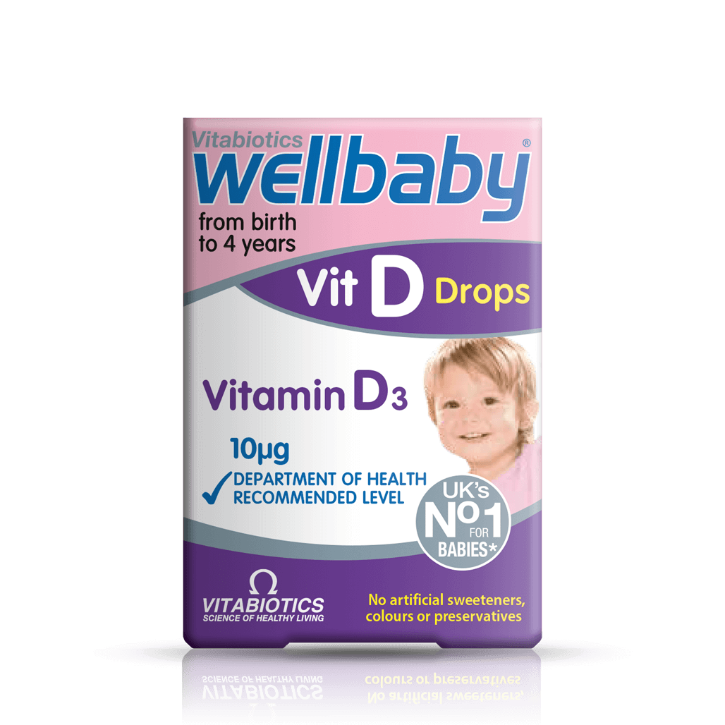 Wellbaby® Vitamin D Drops By Vitabiotics Baby Supplements