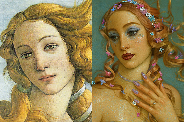 Iconic Beauty Supplement Perfectil reimagines portraits of famous muses