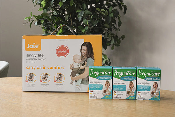 GIVEAWAY Enter Our Pregnacare Breast-feeding & Joie Carrier Giveaway