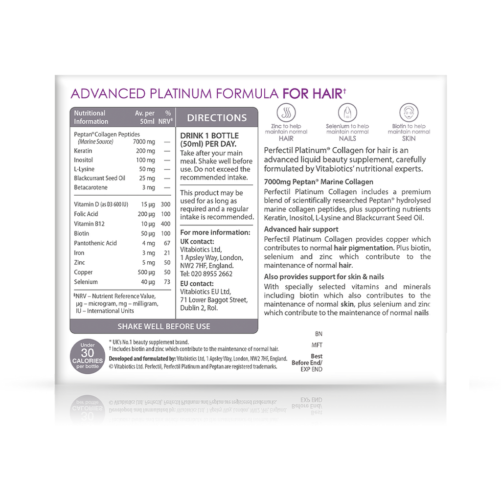 Perfectil Platinum Collagen Hair Drink