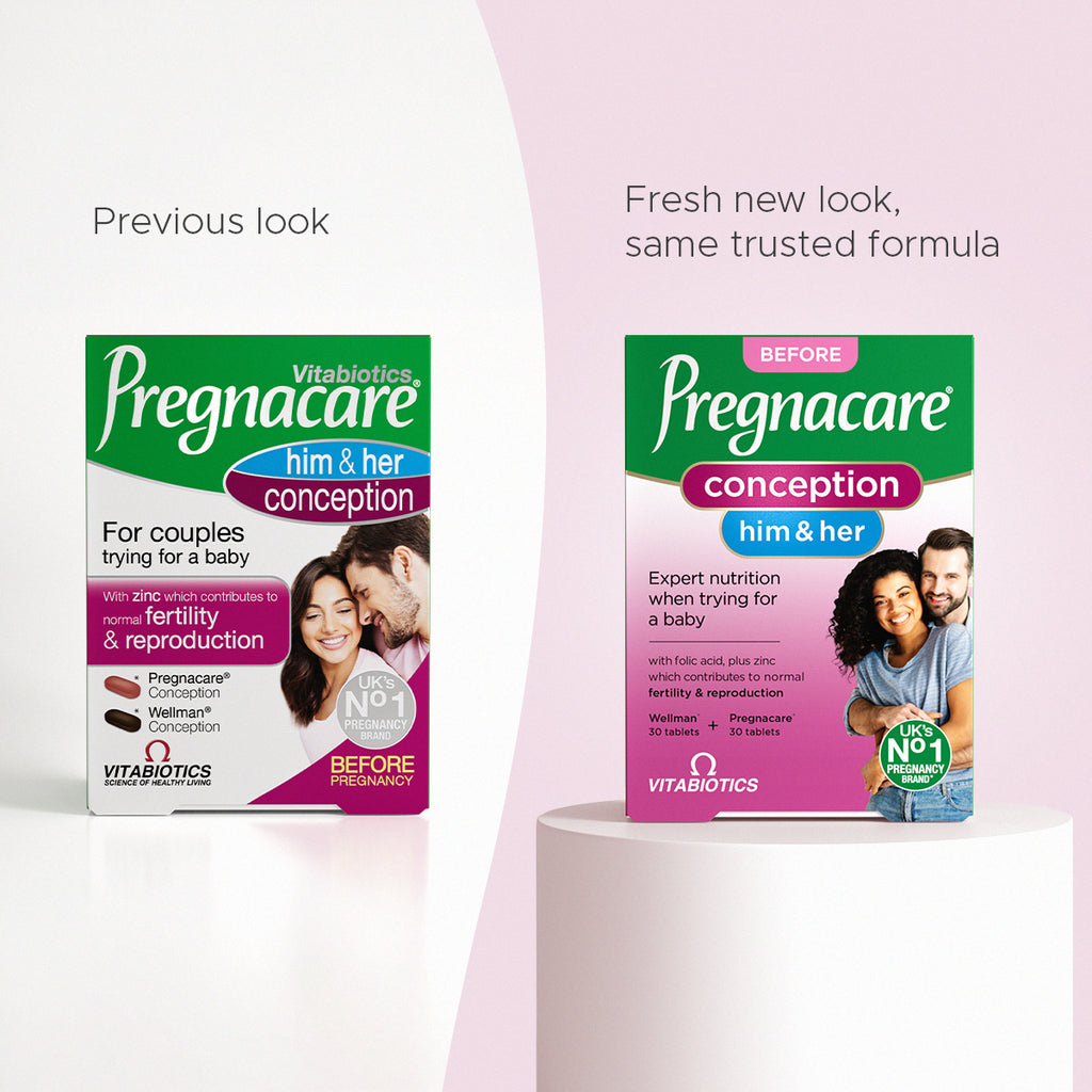 Pregnacare Him & Her Conception Tablets | By Vitabiotics Pregnacare Him & Her Conception Tablets | By Vitabiotics