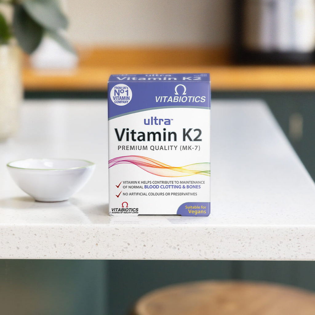 Ultra Vitamin K2 Tablets Vitamin K Supplement Vitabiotics Ultra vitamin k2 tablets vitamin k supplement vitabiotics