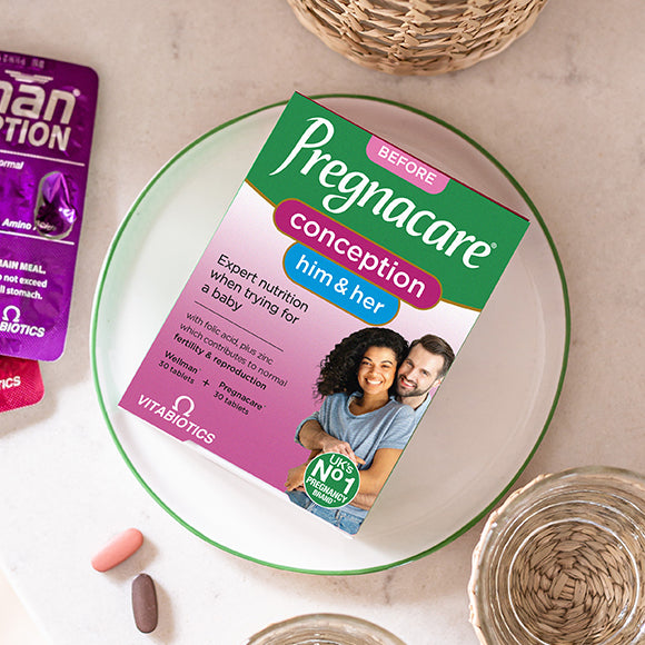 Pregnacare Him & Her Conception Tablets | By Vitabiotics Pregnacare Him & Her Conception Tablets | By Vitabiotics