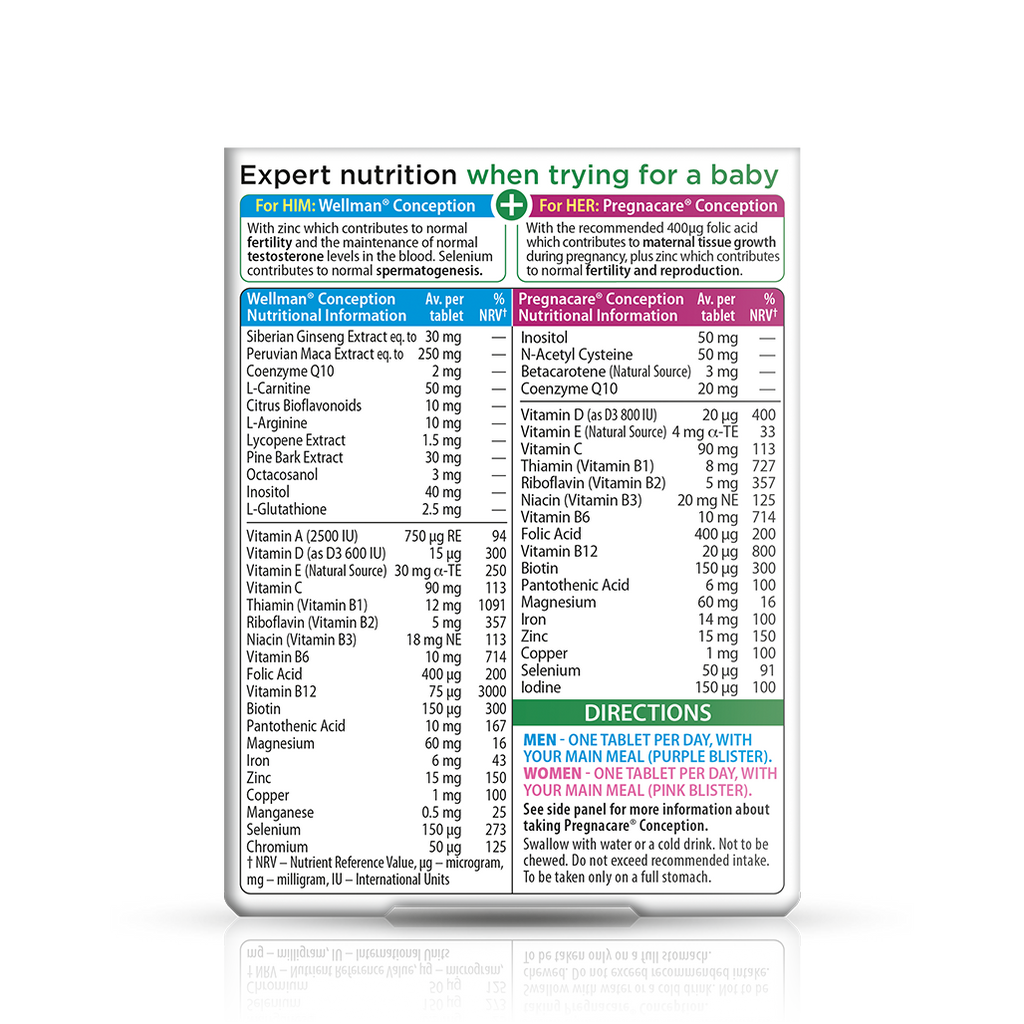 Pregnacare Him & Her Conception