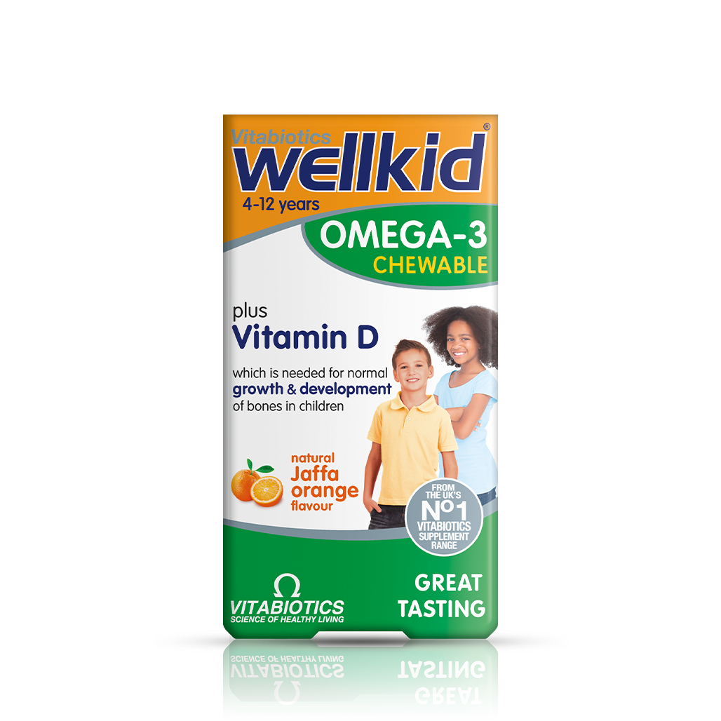 Wellkid® Omega 3 Chewable By Vitabiotics | Kids Vitamins