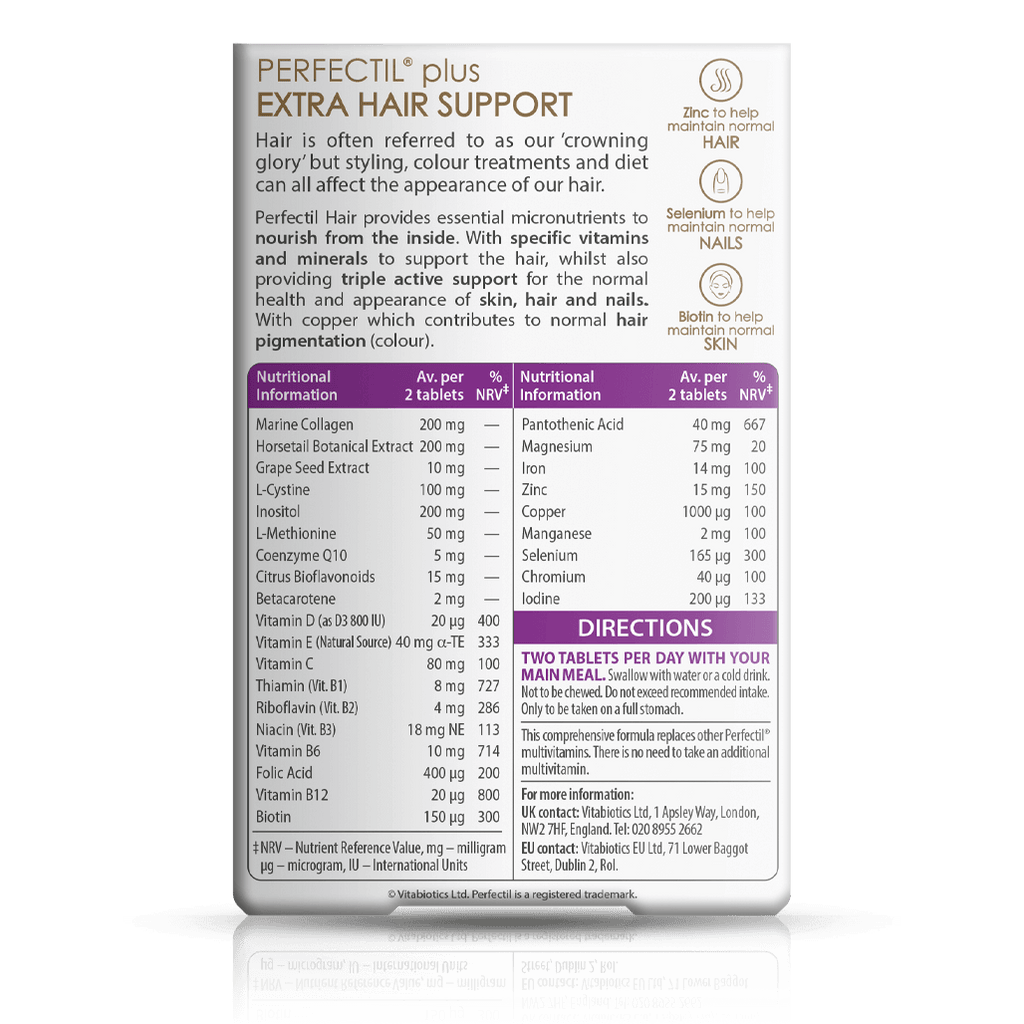 Perfectil Rab Perfectil® Hair By Vitabiotics | Healthy Hair Supplement