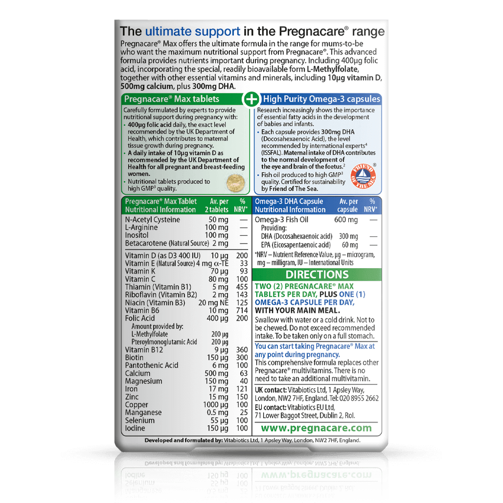 Pregnacare Max