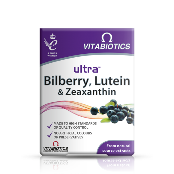 Vitabiotics Ultra Bilberry, Lutein & Zeaxanthin