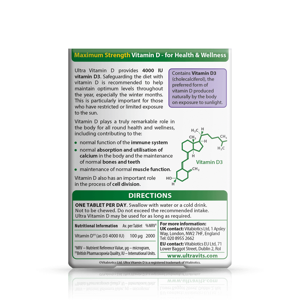 Ultra Vitamin D 4000IU