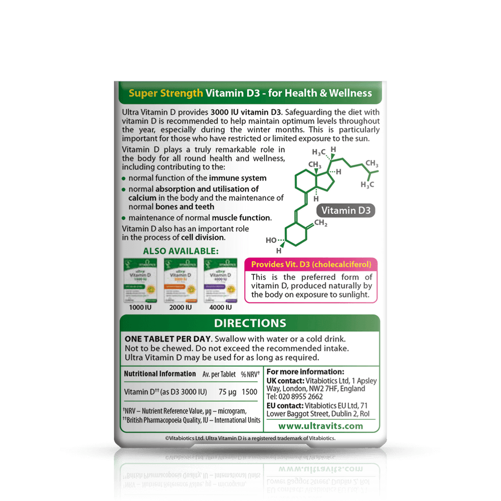 Ultra Vitamin D 3000IU