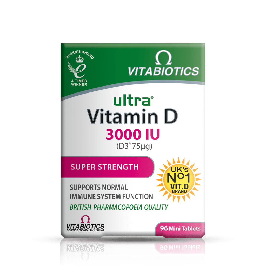 Vitamin R Tablets Ultra Vitamin D 3000IU By Vitabiotics® | Vitamin D Tablets