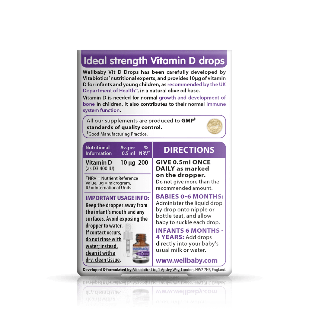 Wellbaby Vitamin D Drops