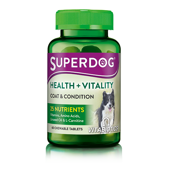 Vitabiotics SuperDog Health & Vitality 60 Chewable Tablets