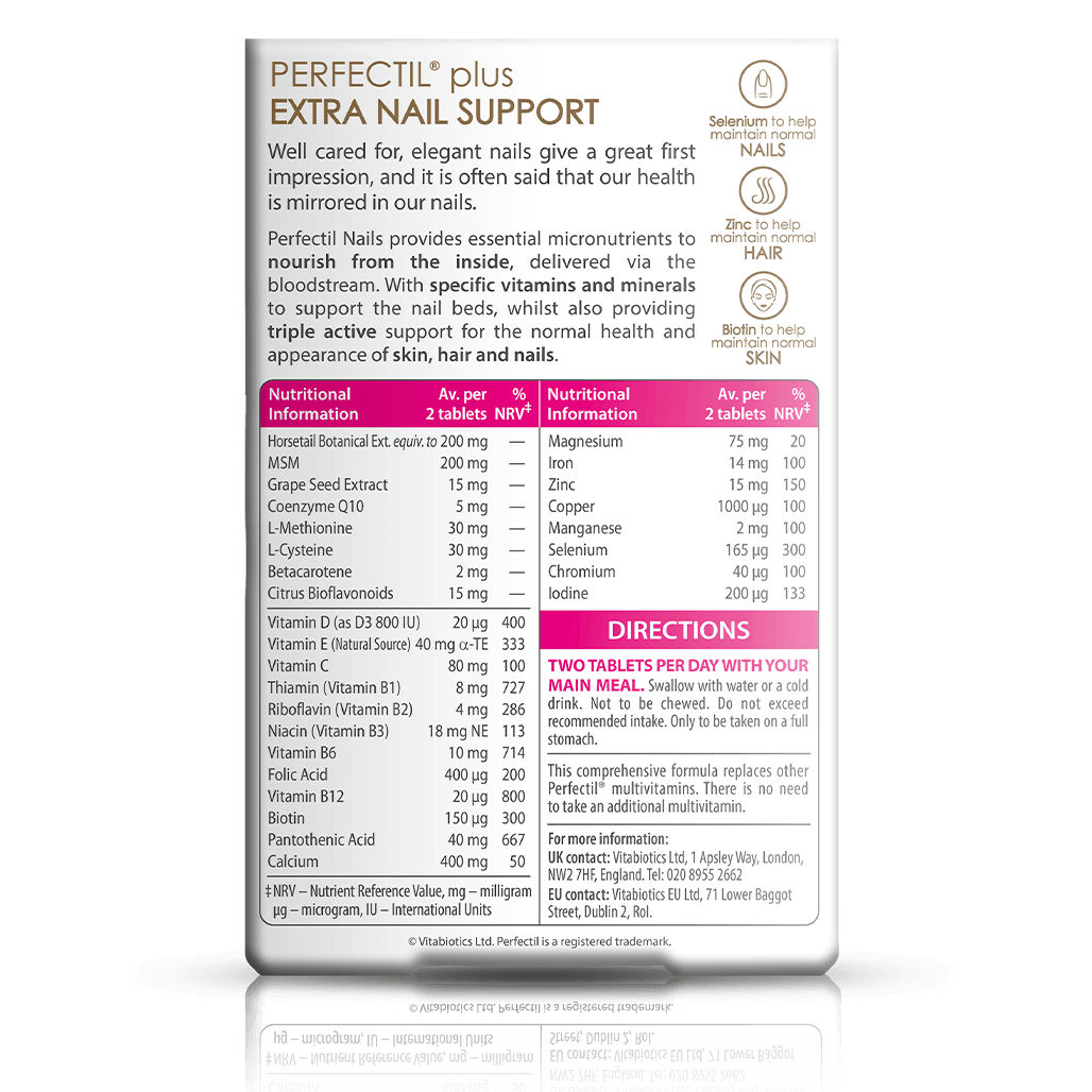 Perfectil Rab Perfectil® Plus Nails By Vitabiotics | Nail Care Supplement