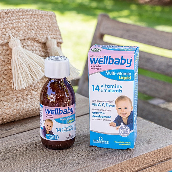 Wellbaby Multi Vitamin Liquid By Vitabiotics Baby Vitamins