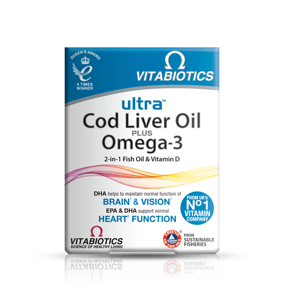 Ultra Cod Liver Oil Cod Liver Oil Capsules Vitabiotics®