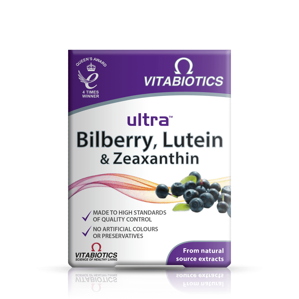 Ultra Bilberry, Lutein & Zeaxanthin Supplement Vitabiotics®