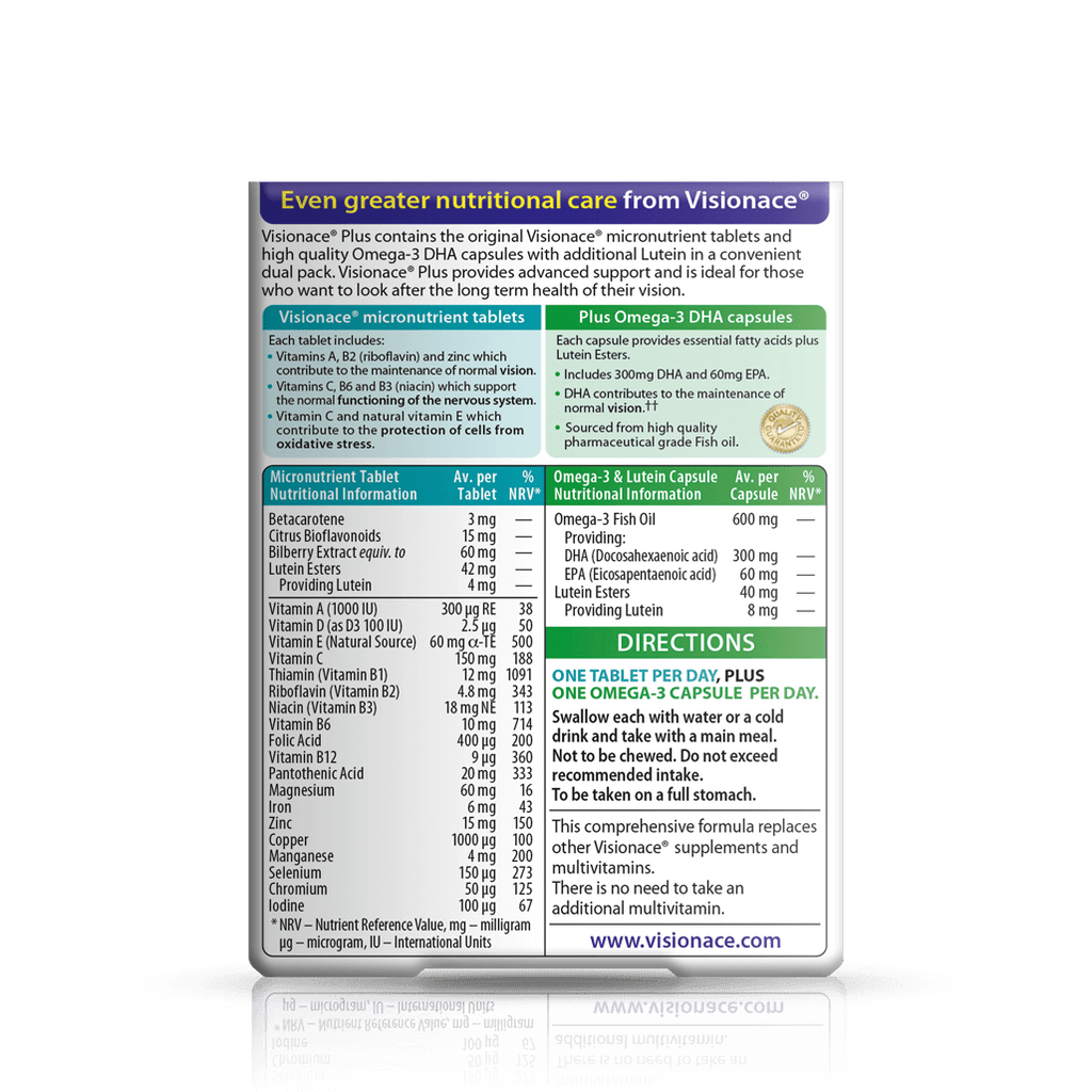 Visionace Visionace Plus | Eye Supplement | Vitabiotics