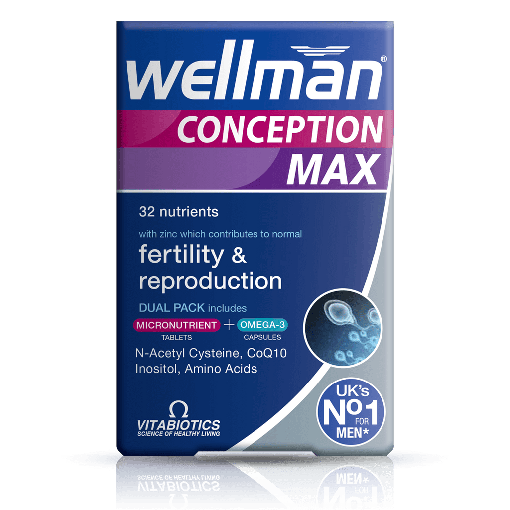 Wellman® Conception Max Tablets For Men | By Vitabiotics