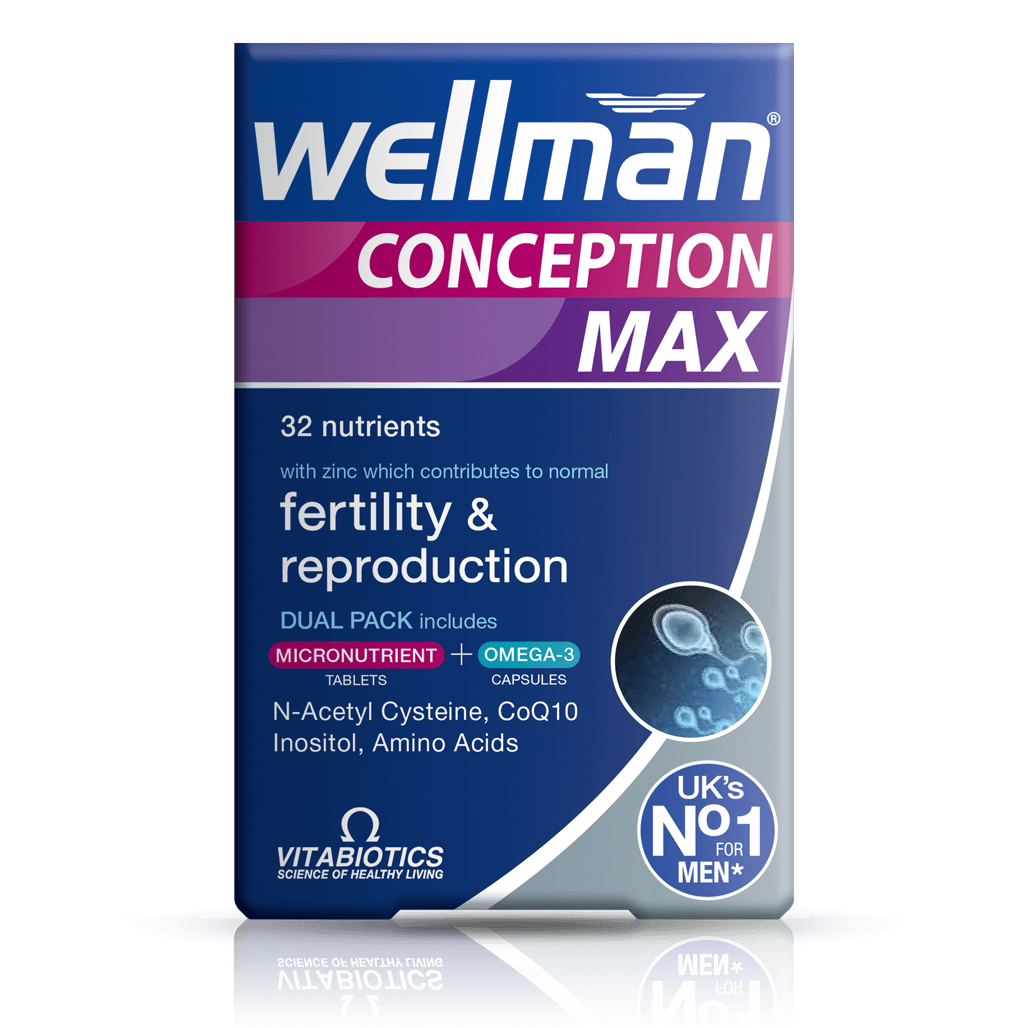 Wellman® Conception Max Tablets For Men | By Vitabiotics